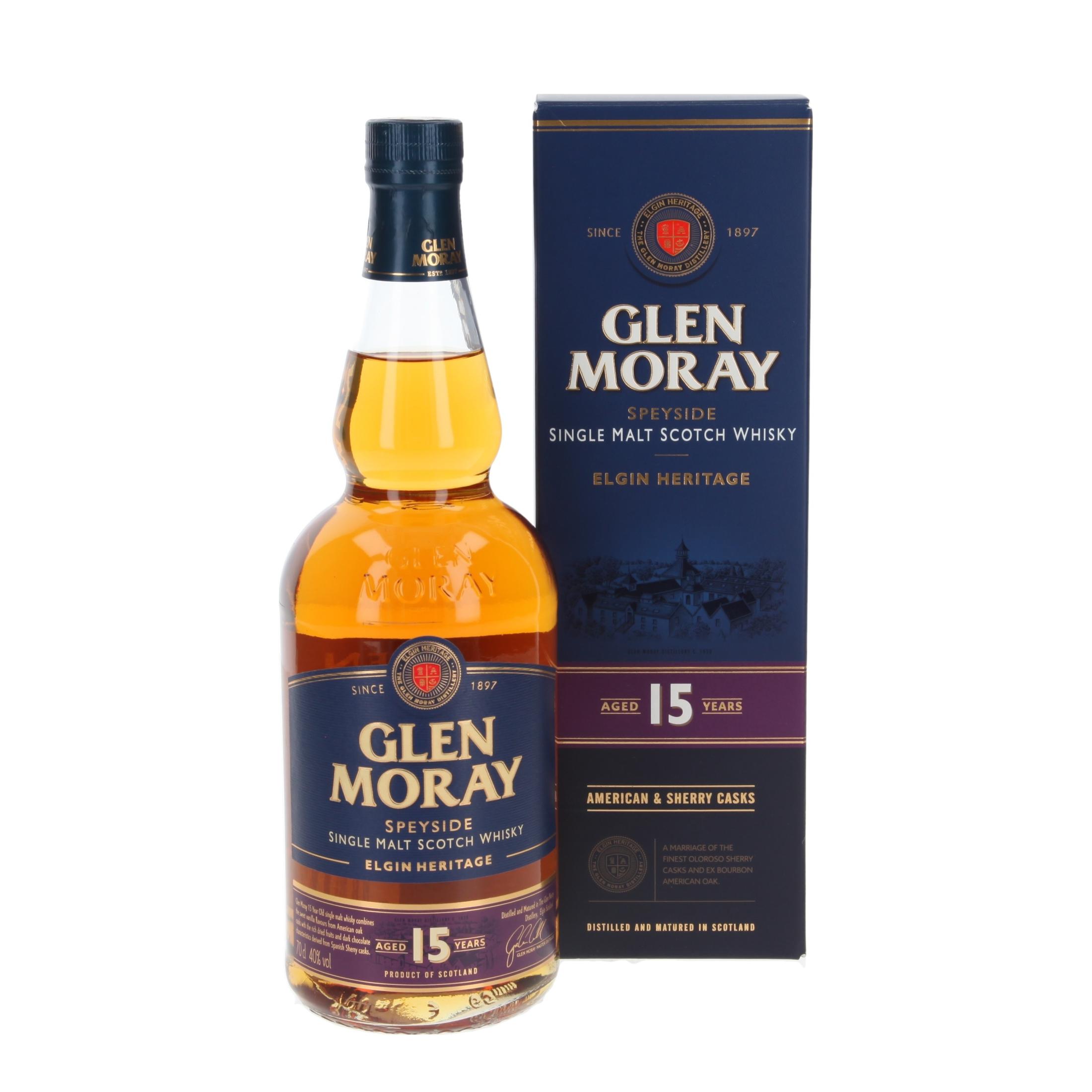 Виски Glen Moray 15 Лет 700 ml