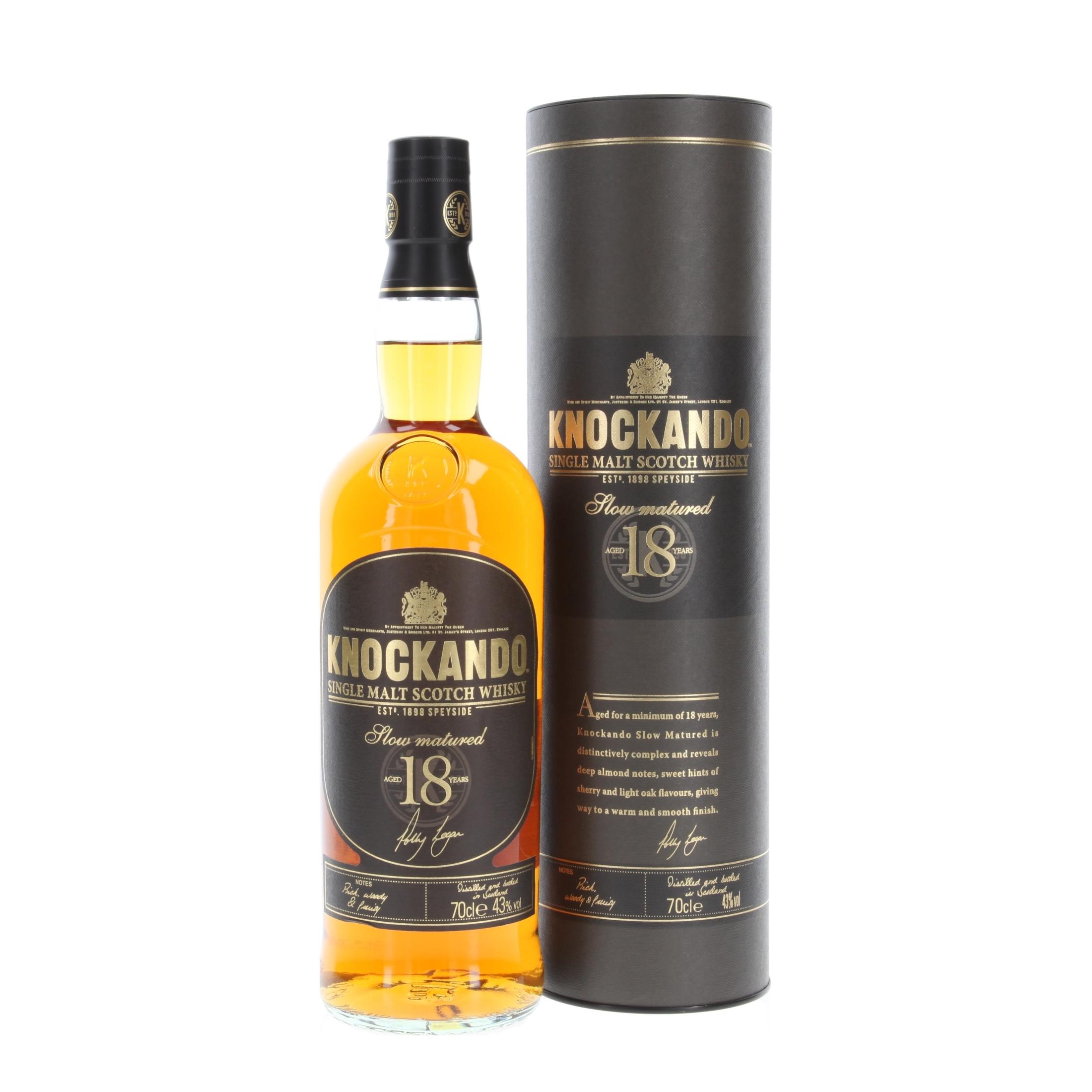 Виски Knockando Slow Matured 18 Лет 700 ml