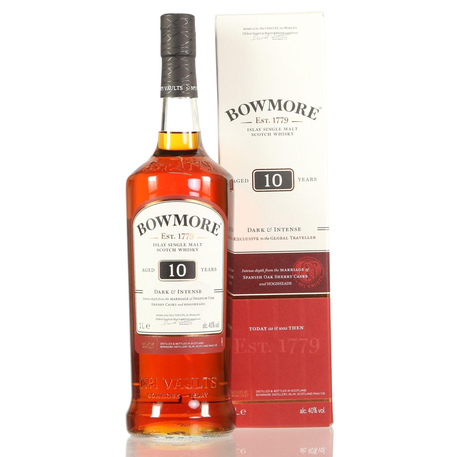 Виски Bowmore Dark & Intense 10 Лет 1000 ml
