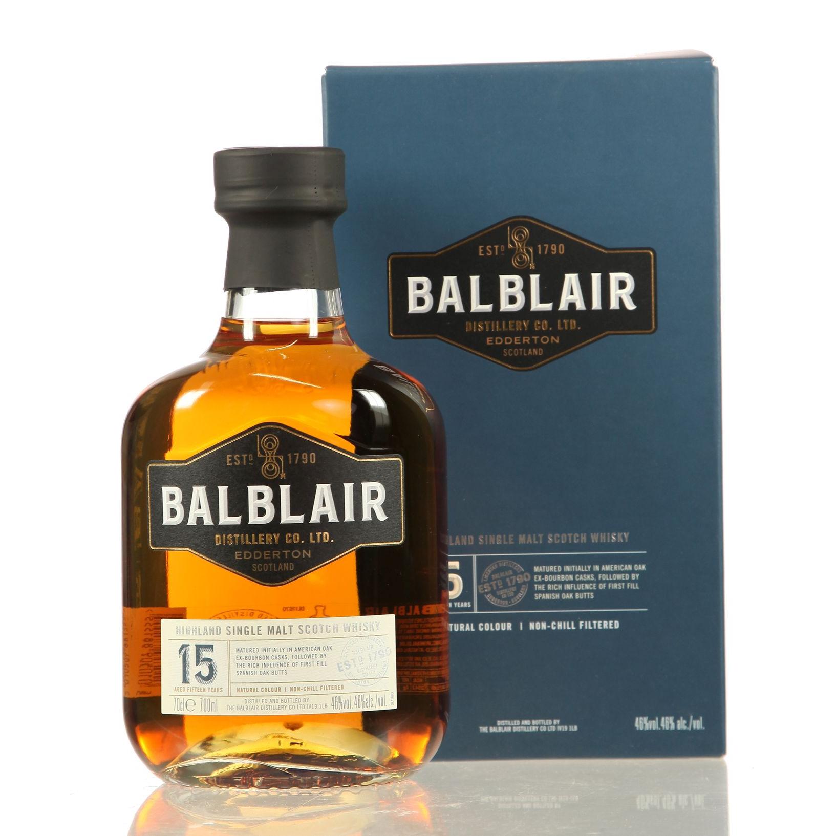 Виски Balblair 15 Лет 700 ml