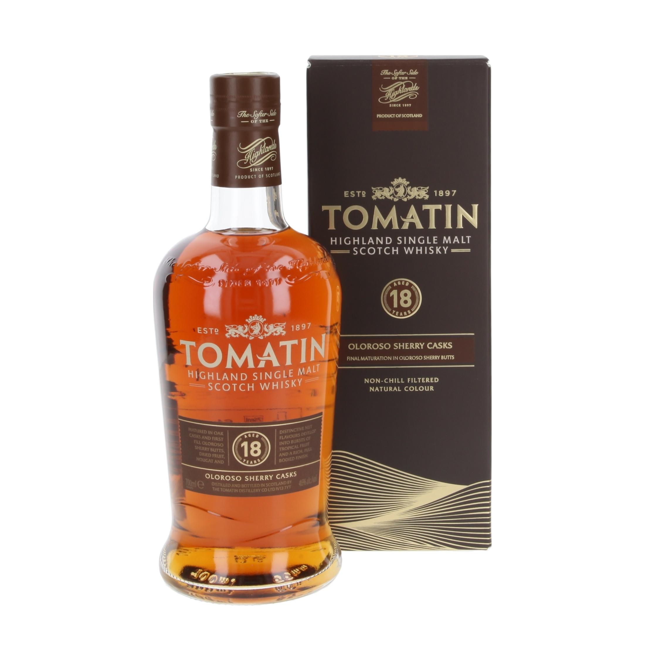 Виски Tomatin 18 Лет 700 ml