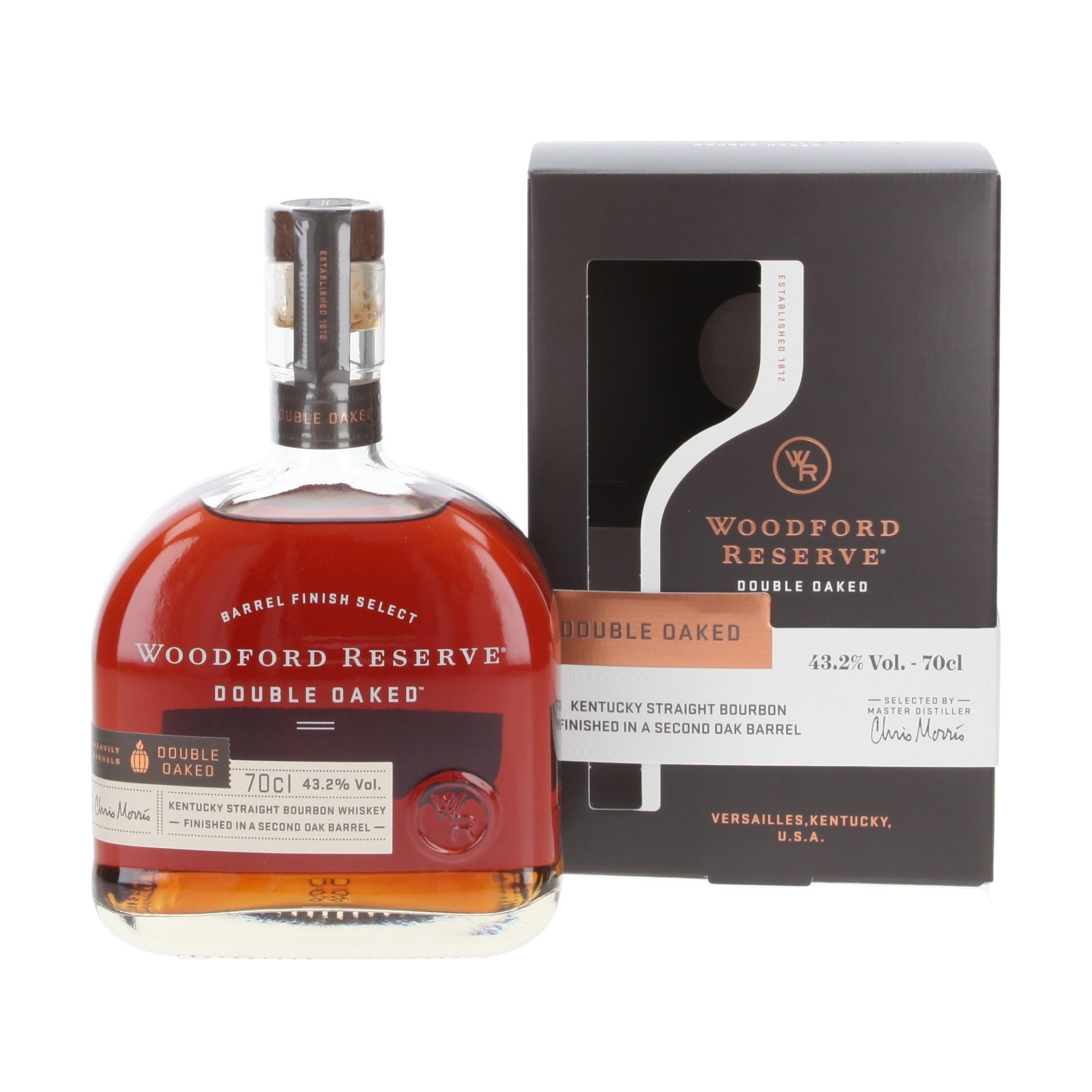 Виски Woodford Reserve Double Oaked with gift box 700 ml
