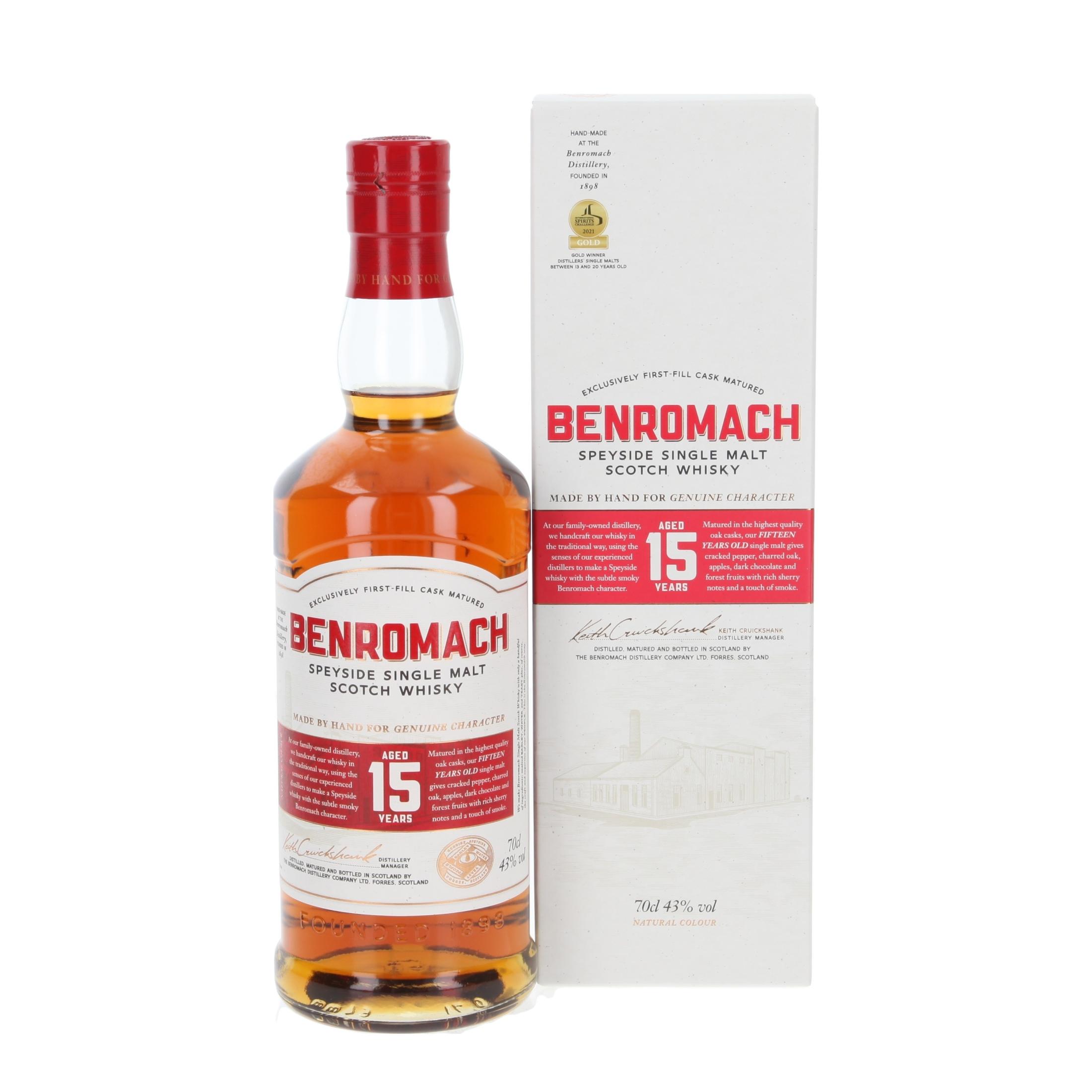 Виски Benromach 15 Лет 700 ml