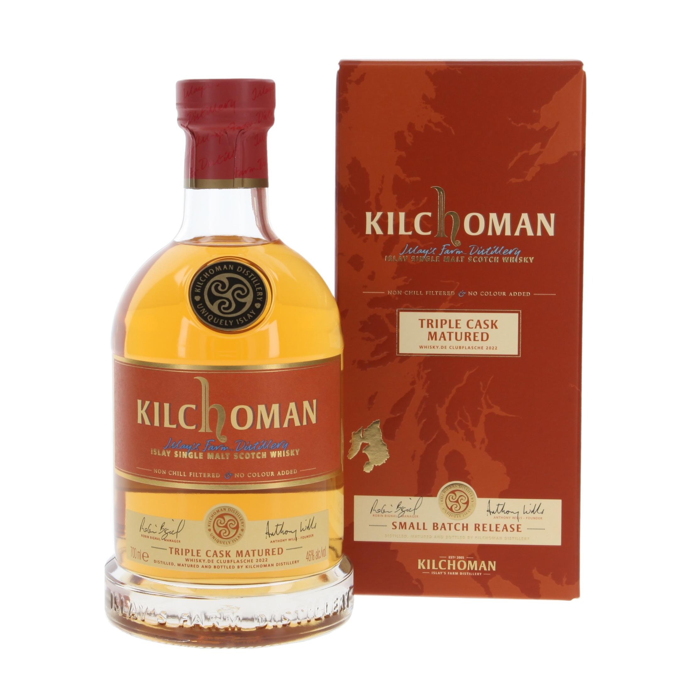 Виски Kilchoman Triple Cask - former club bottle 2022 700 ml