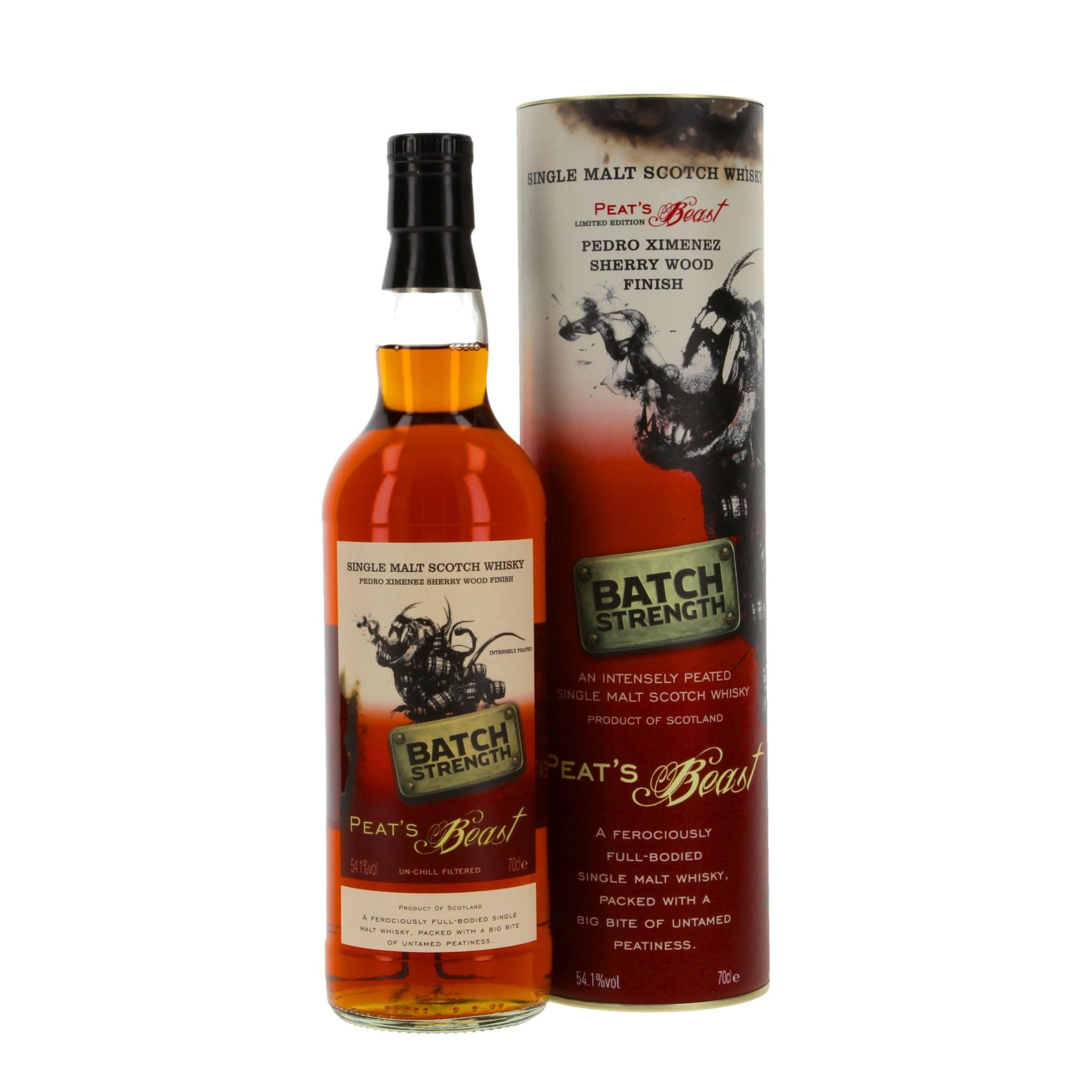 Виски Peat's Beast Batch Strength PX 700 ml