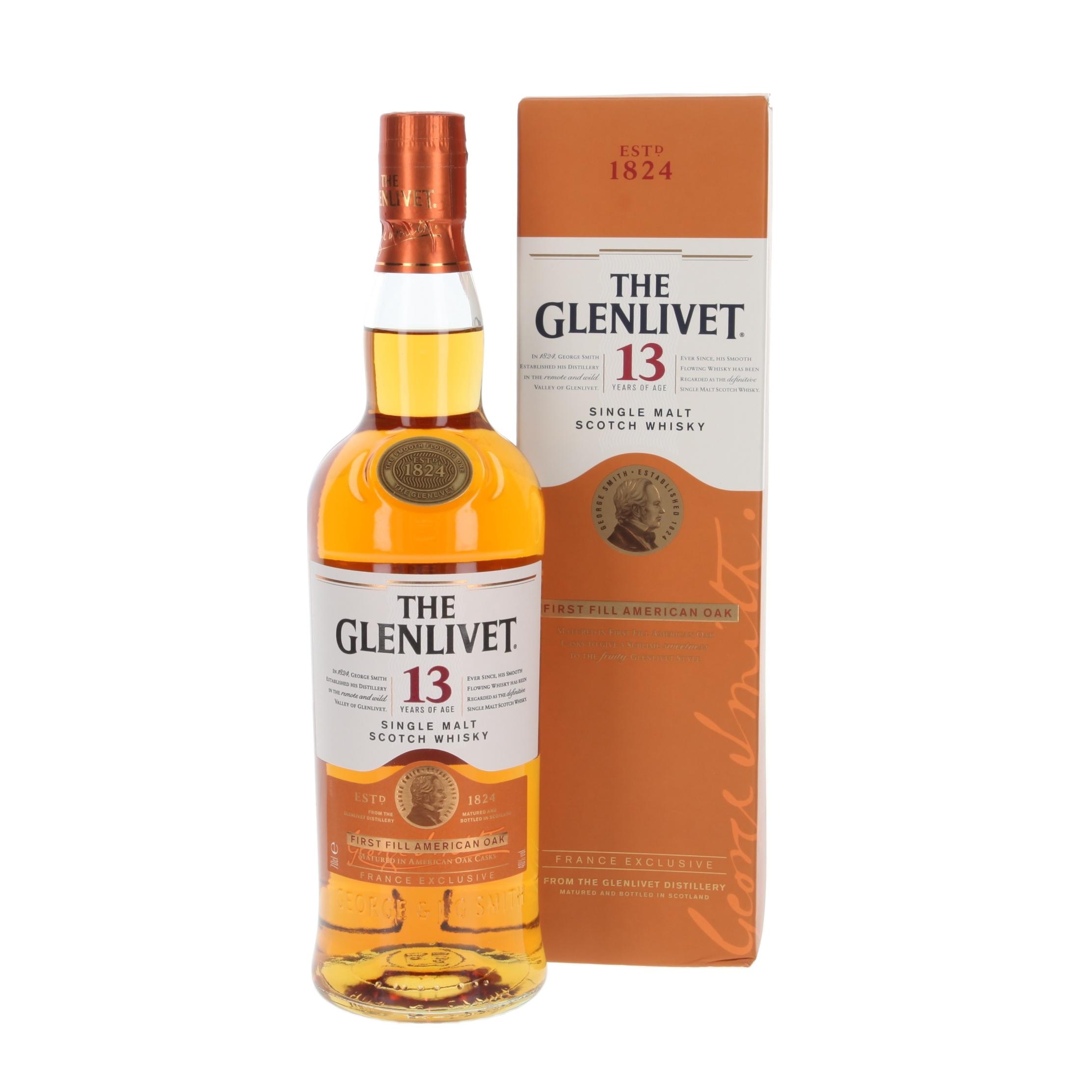 Виски Glenlivet First Fill American Oak 13 Лет 700 ml