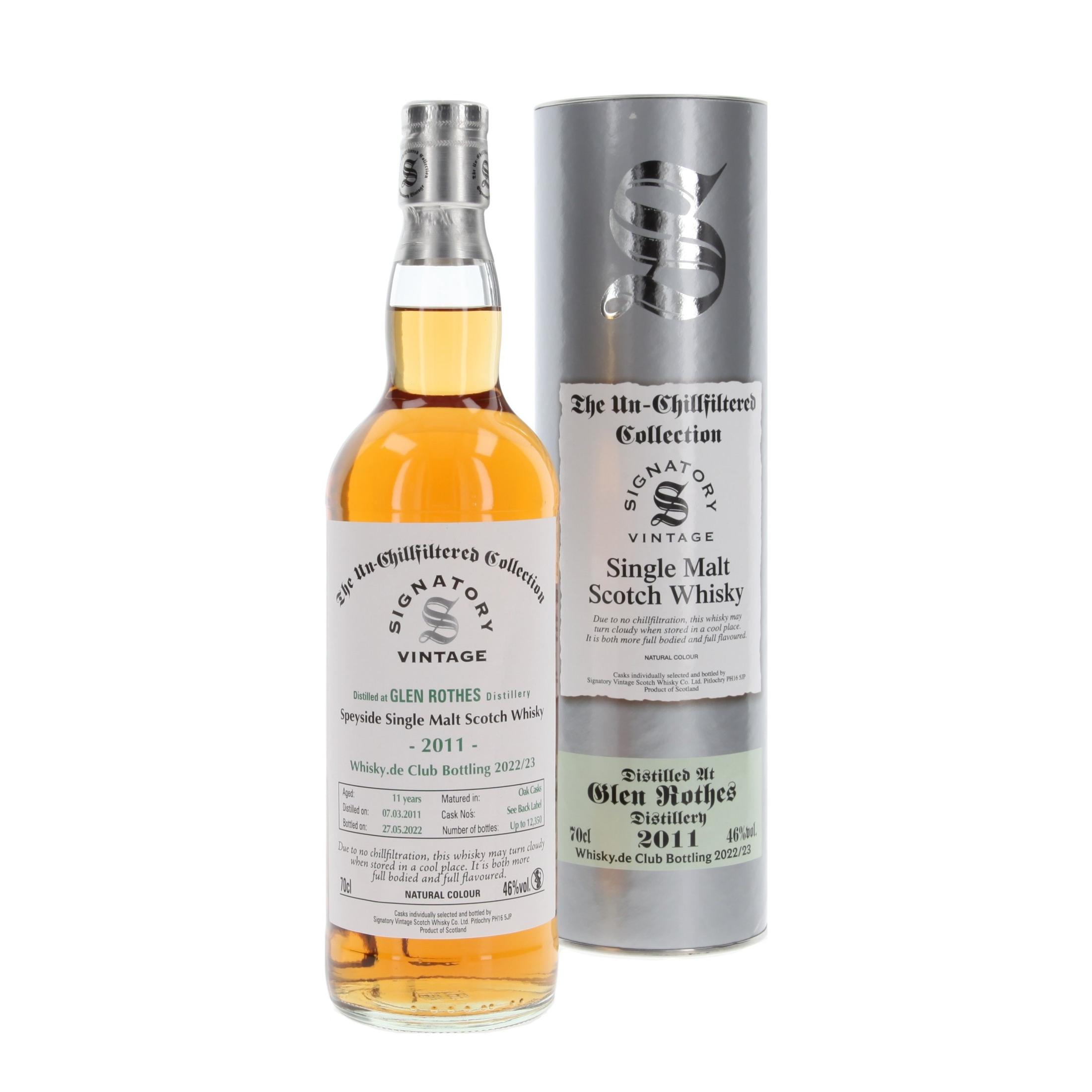 Виски Glenrothes - former club bottle 2022/2023 11 Лет 2011/2022 700 ml