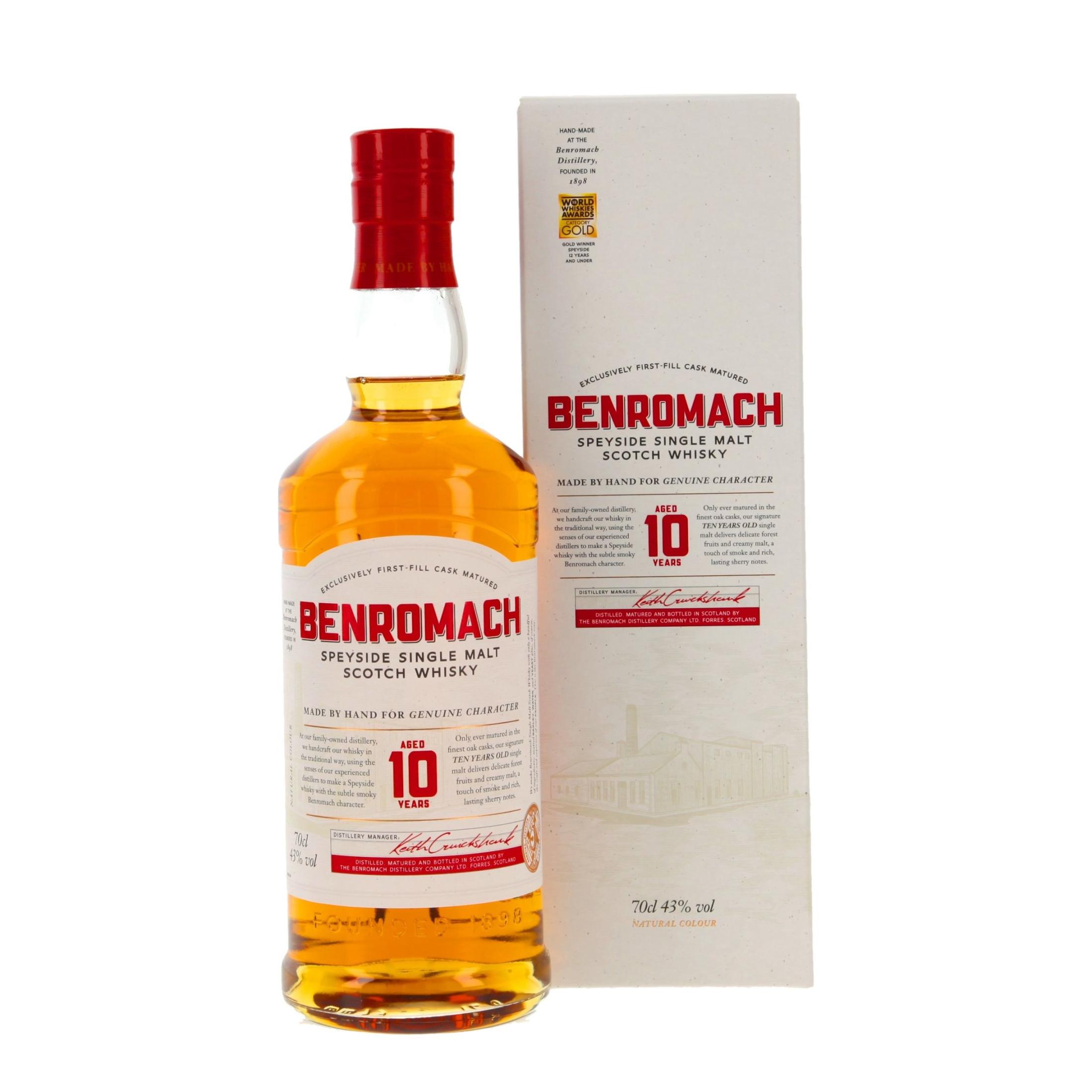 Виски Benromach 10 Лет 700 ml