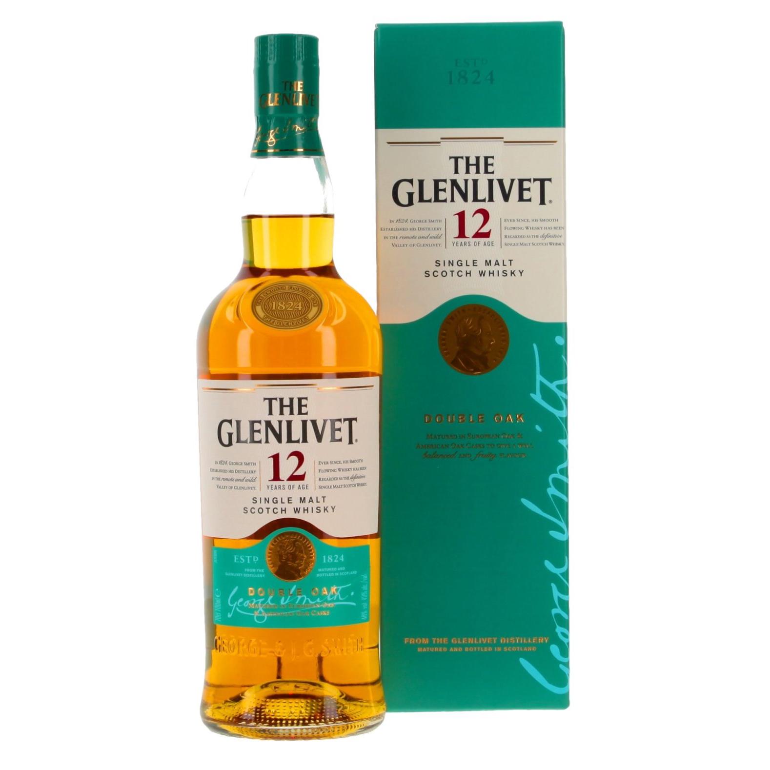 Виски Glenlivet Double Oak 12 Лет 700 ml