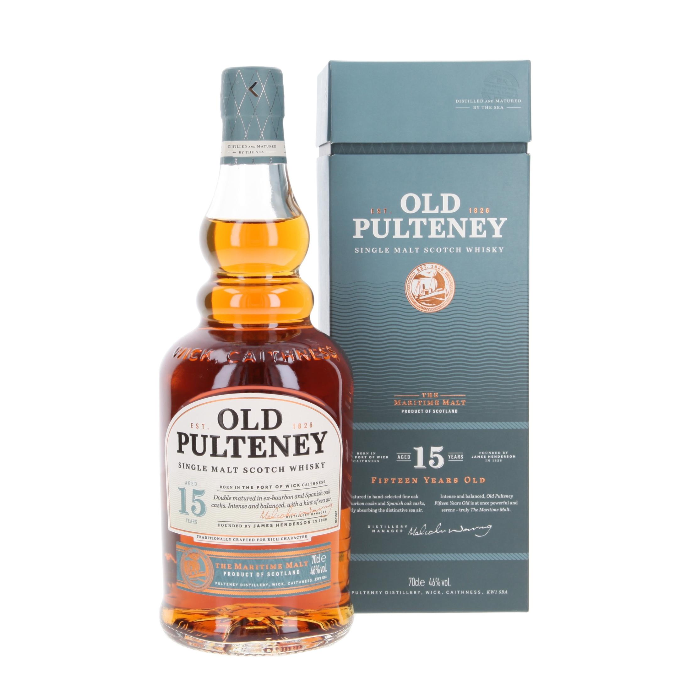 Виски Old Pulteney 15 Лет 700 ml
