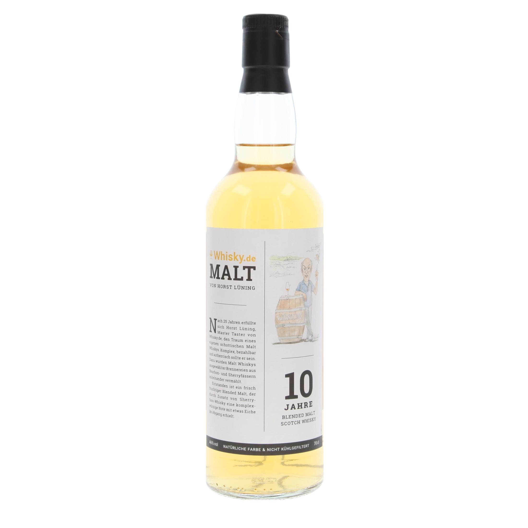 Виски Whisky.de Malt by Horst Lüning Batch 3 10 Лет 2021 700 ml