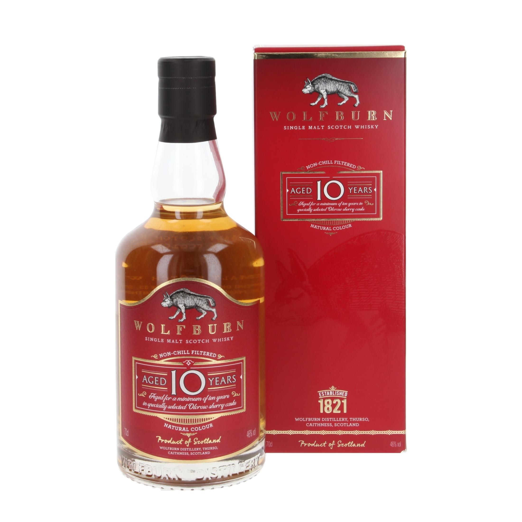 Виски Wolfburn Oloroso Sherry Casks 10 Лет 2024 700 ml