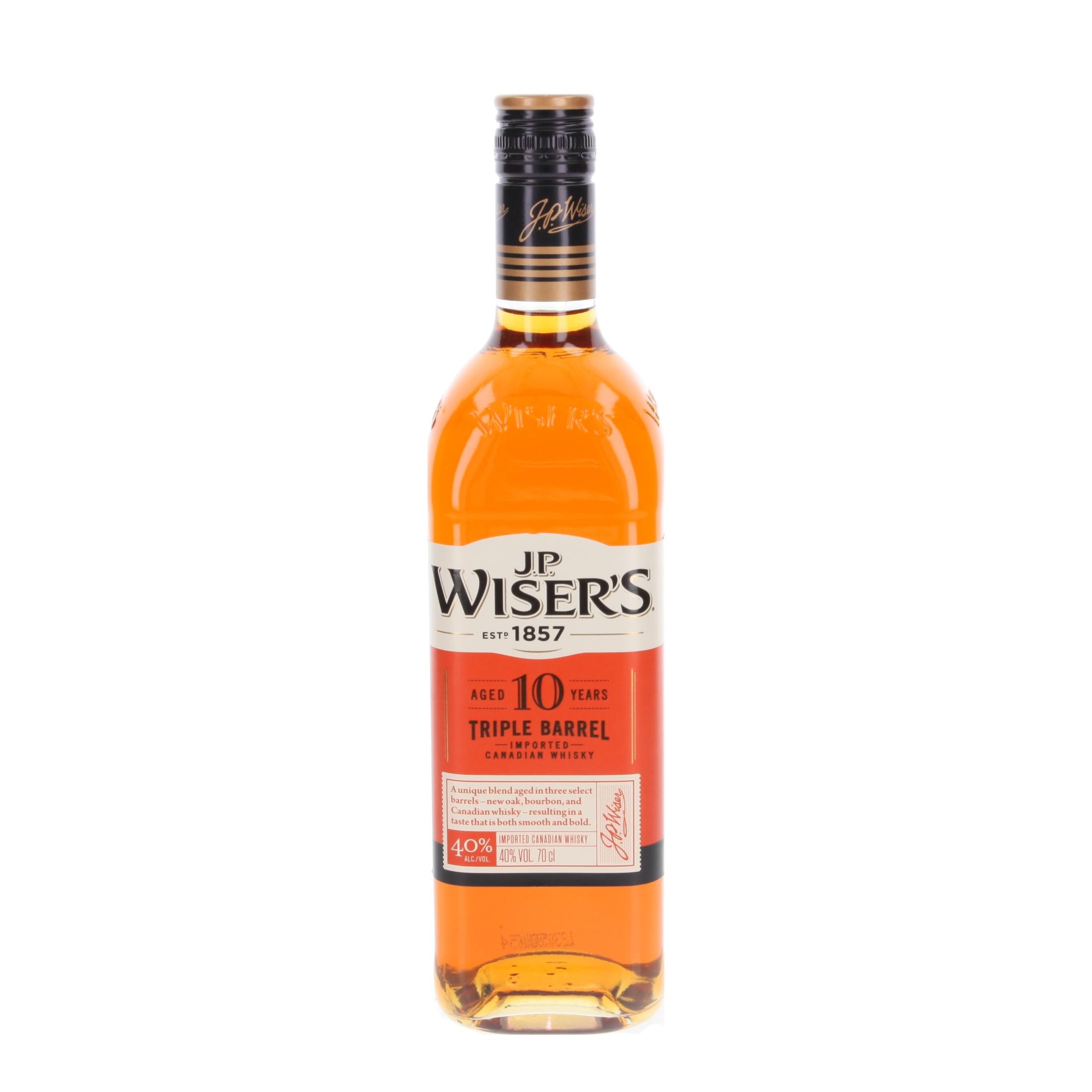 Виски J.P. Wiser's Triple Barrel 10 Лет 700 ml