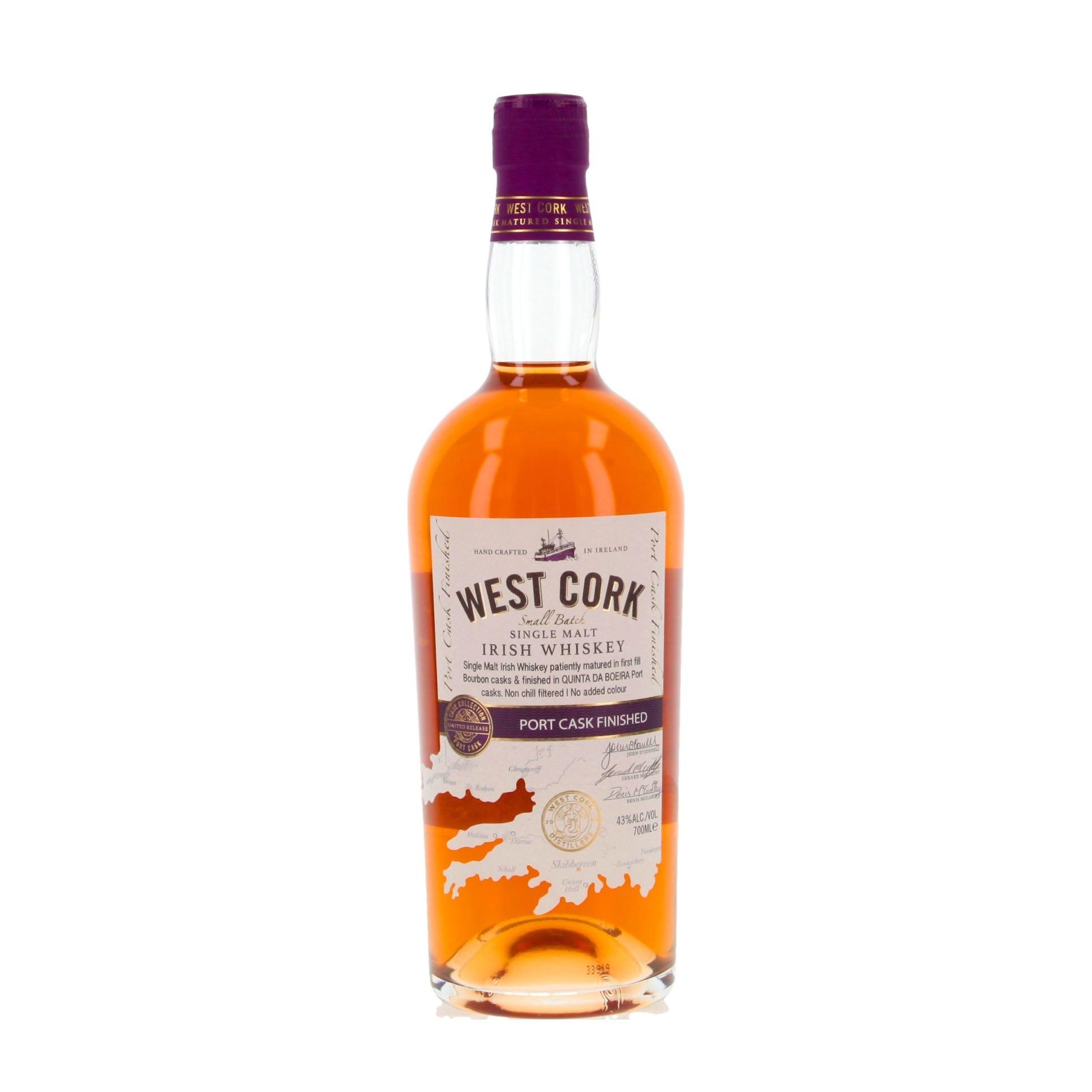 Виски West Cork Port Cask Finish 700 ml
