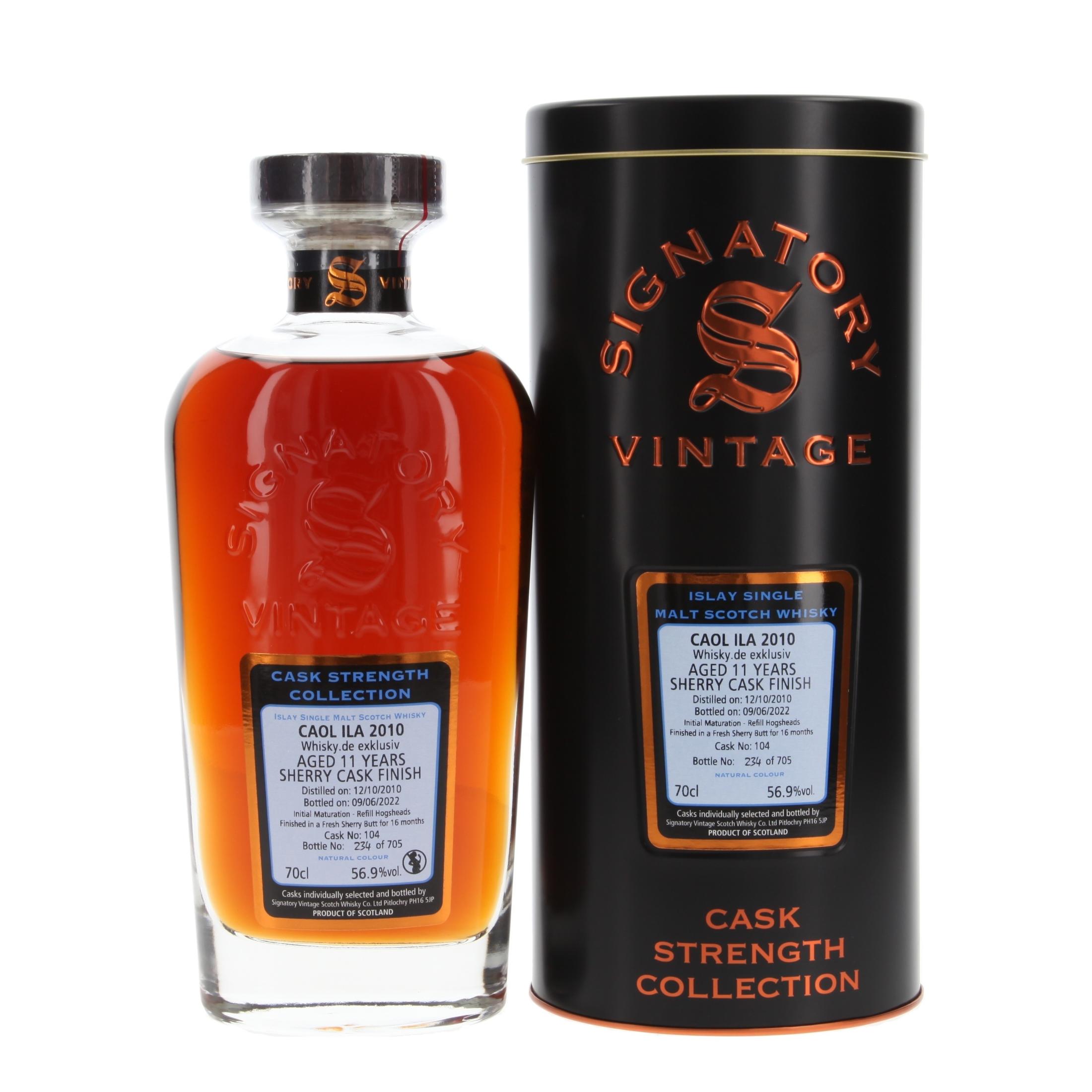 Виски Caol Ila Sherry Cask Whisky.de exclusive 11 Лет 2010/2022 700 ml