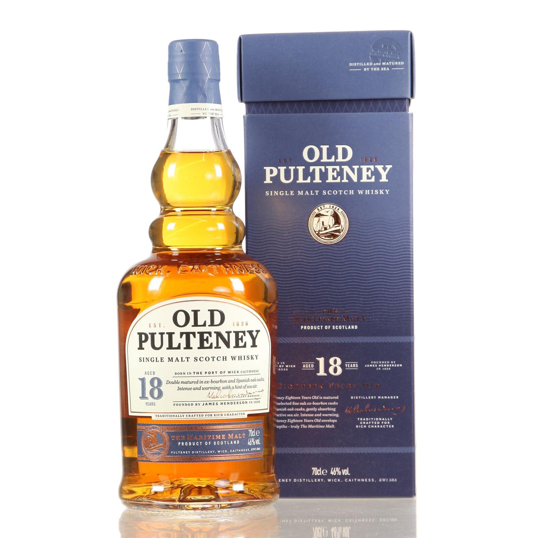 Виски Old Pulteney 18 Лет 700 ml