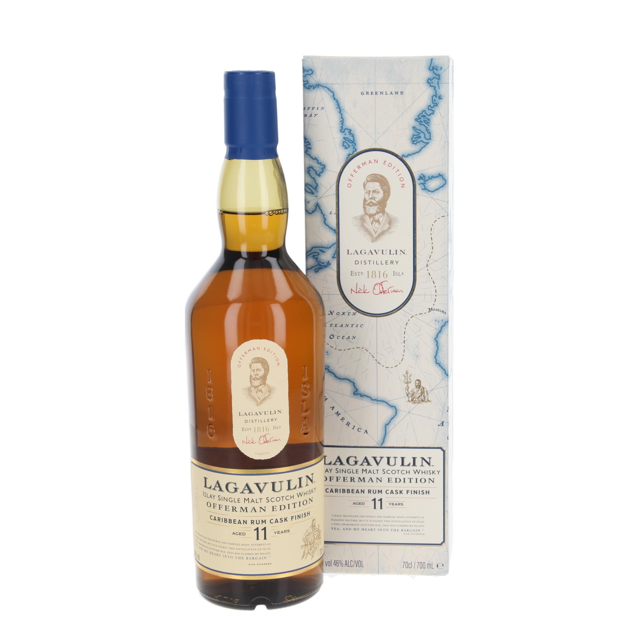 Виски Lagavulin Offerman Edition - Caribbean Rum Cask 11 Лет 2024 700 ml