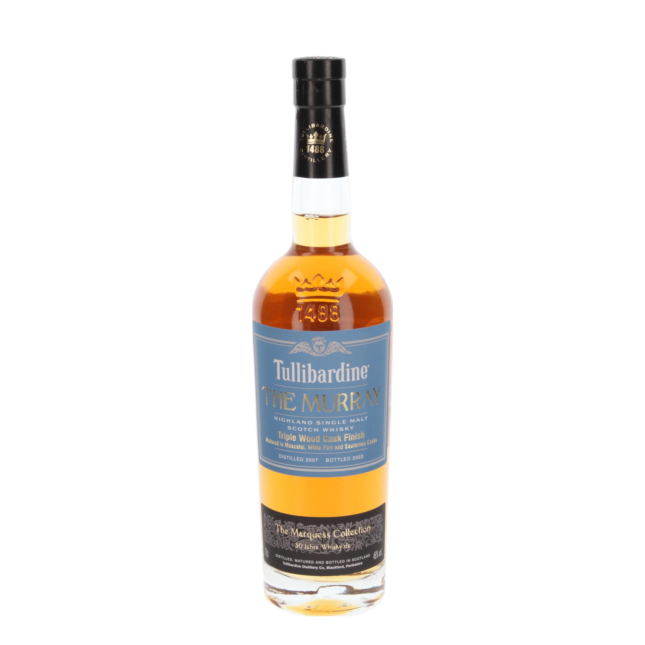 Виски Tullibardine The Murray Triple Wood '30 Лет Whisky.de' 2007/2023 700 ml