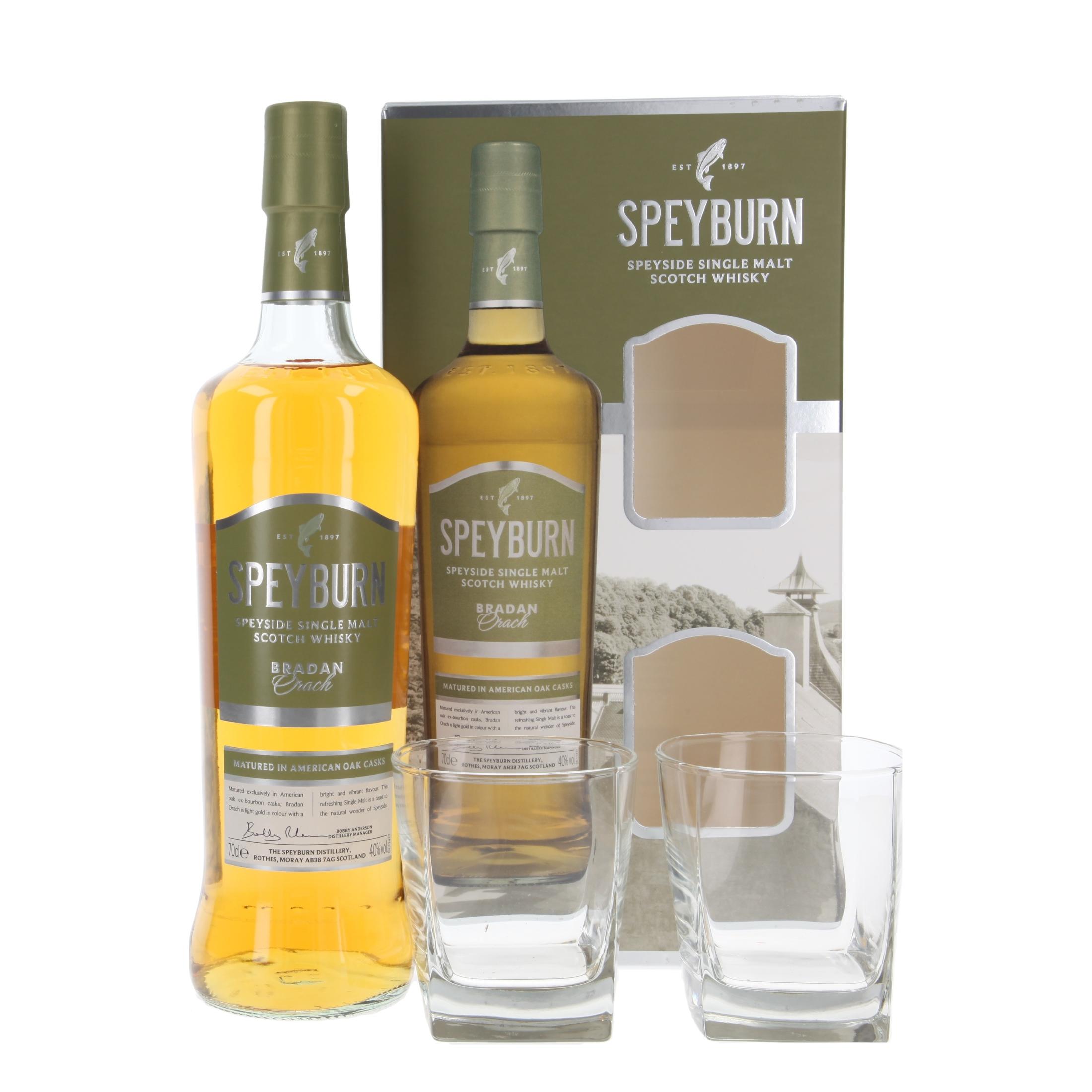 Виски Speyburn Bradan Orach Gift Box with 2 glasses 700 ml